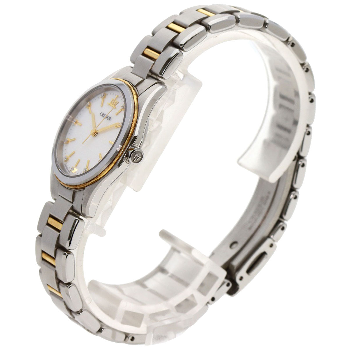 SEIKO セイコー GSAS058 クレドール シグノ GSAS058 腕時計 SS レディース 中古