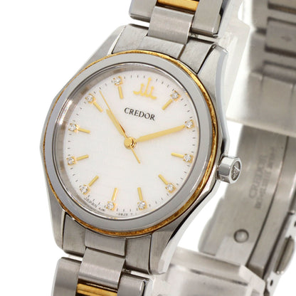 SEIKO セイコー GSAS058 クレドール シグノ GSAS058 腕時計 SS レディース 中古