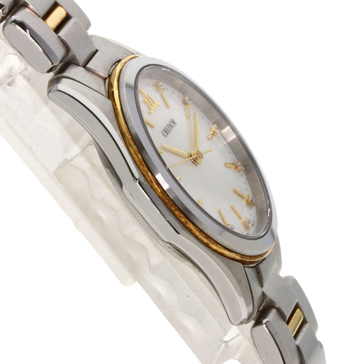 SEIKO セイコー GSAS058 クレドール シグノ GSAS058 腕時計 SS レディース 中古