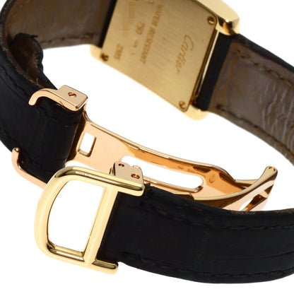 CARTIER カルティエ WE100151 タンクフランセーズ SM 腕時計 K18YG レディース 中古