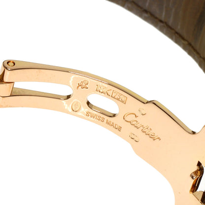 CARTIER カルティエ WE100151 タンクフランセーズ SM 腕時計 K18YG レディース 中古