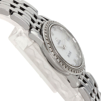 OMEGA オメガ 4575.75 デビル プレステージ ダイヤモンド 腕時計 SS レディース 中古