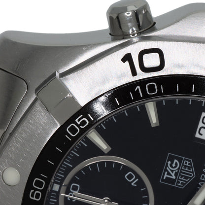 TAG HEUER タグホイヤー CAF2110 アクアレーサー クロノグラフ 腕時計 SS メンズ 中古