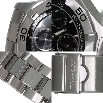TAG HEUER タグホイヤー CAF2110 アクアレーサー クロノグラフ 腕時計 SS メンズ 中古