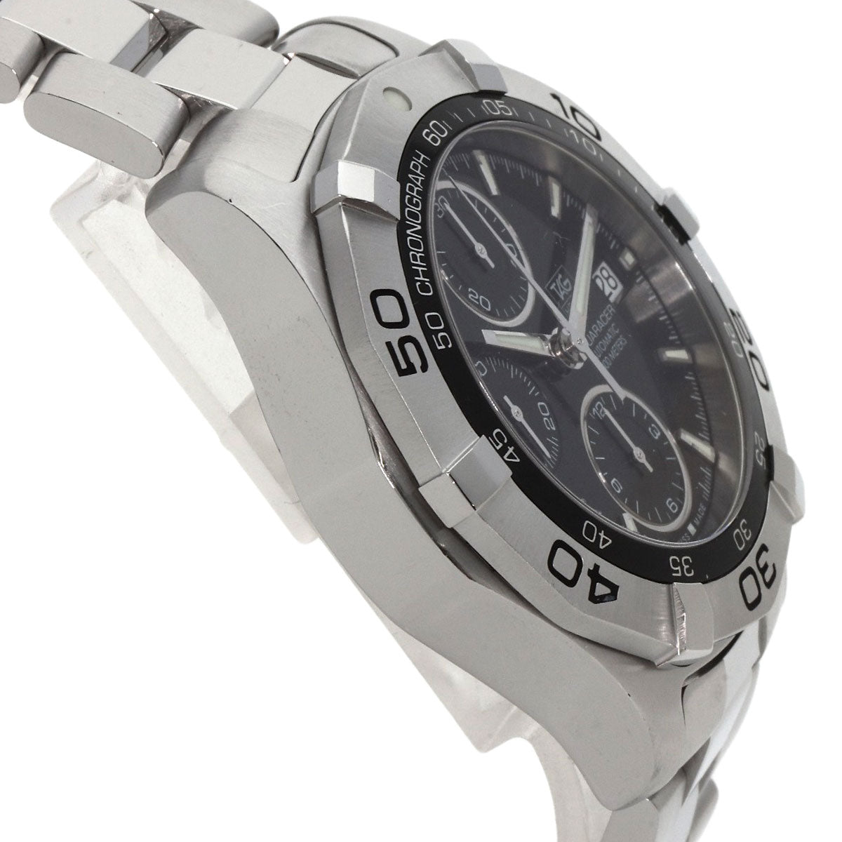 TAG HEUER タグホイヤー CAF2110 アクアレーサー クロノグラフ 腕時計 SS メンズ 中古