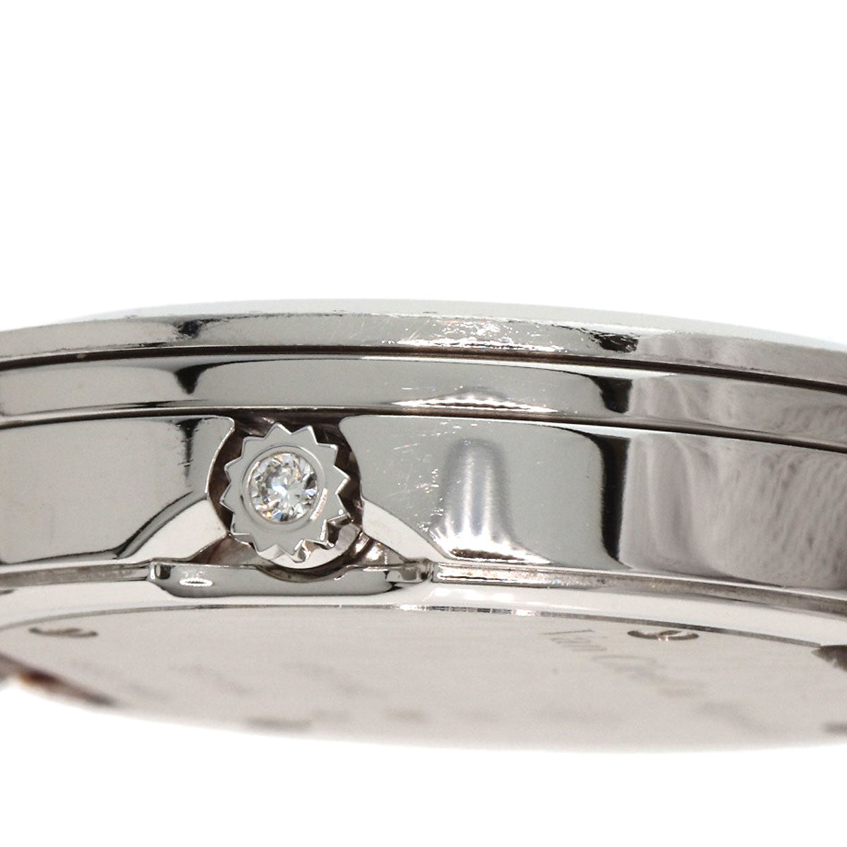 Van Cleef & Arpels ヴァンクリーフ＆アーペル VCARO29A00 チャーム ミニウォッチ ダイヤモンド 腕時計 K18WG レディース 中古