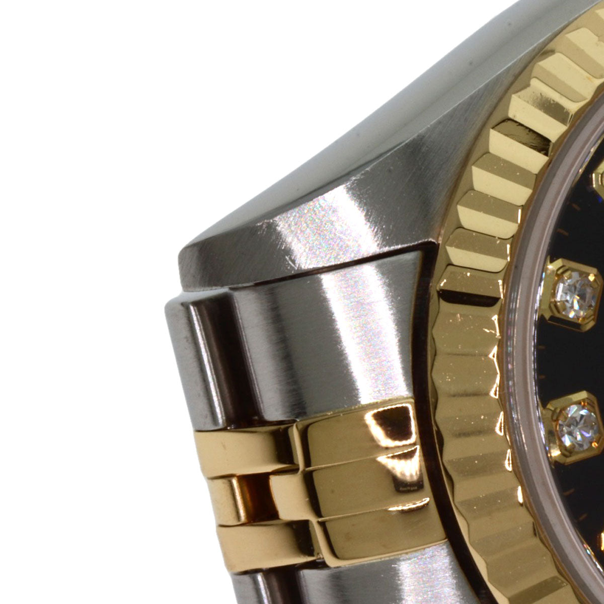 ROLEX ロレックス 69173G デイトジャスト 10P ダイヤモンド 腕時計 SS レディース 中古