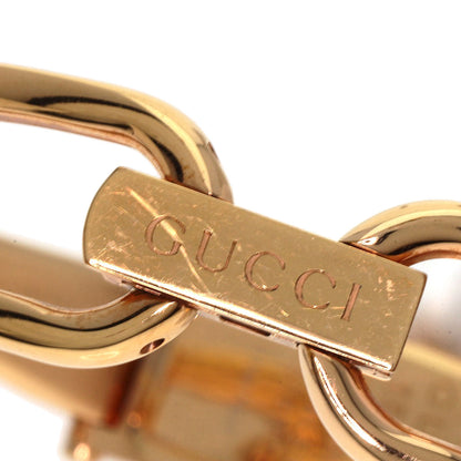 GUCCI グッチ 1500L スクエアフェイス バングル 1P ダイヤモンド GG 腕時計 PGP レディース 中古