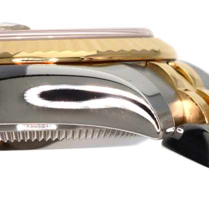 ROLEX ロレックス 179173G デイトジャスト 10P ダイヤモンド 腕時計 SS レディース 中古