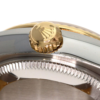 ROLEX ロレックス 179173G デイトジャスト 10P ダイヤモンド 腕時計 SS レディース 中古