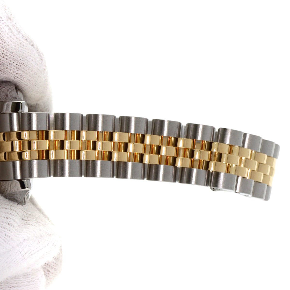 ROLEX ロレックス 179173G デイトジャスト 10P ダイヤモンド 腕時計 SS レディース 中古