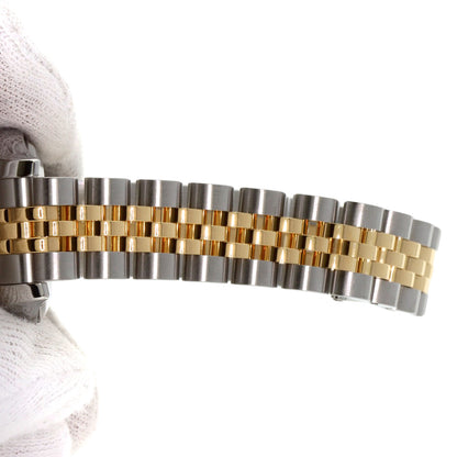 ROLEX ロレックス 179173G デイトジャスト 10P ダイヤモンド 腕時計 SS レディース 中古