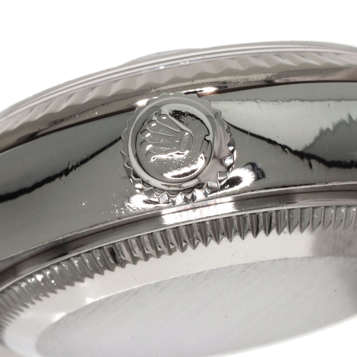 ROLEX ロレックス 179174G デイトジャスト 10P ダイヤモンド 腕時計 SS レディース 中古