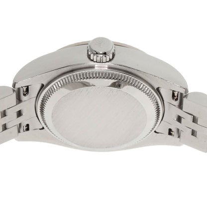 ROLEX ロレックス 179174G デイトジャスト 10P ダイヤモンド 腕時計 SS レディース 中古
