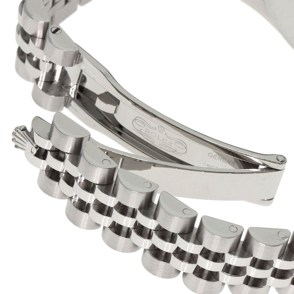 ROLEX ロレックス 179174G デイトジャスト 10P ダイヤモンド 腕時計 SS レディース 中古