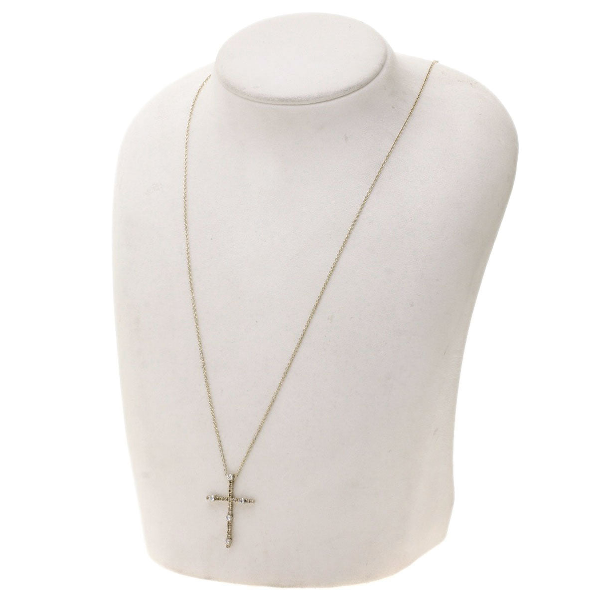 Damiani ダミアーニ ノッテ ディ サン ロレンツォ クロス ダイヤモンド ネックレス K18YG レディース 中古