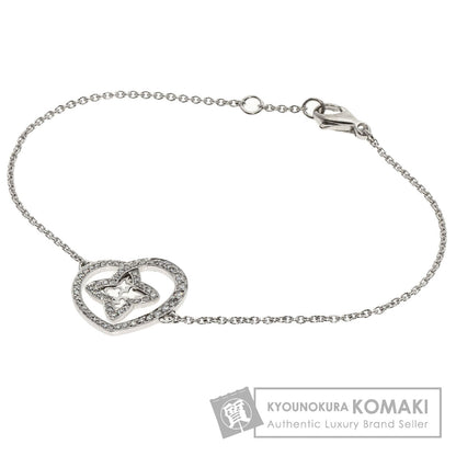 LOUIS VUITTON ルイヴィトン ブラスレ クールハート ダイヤモンド ブレスレット K18WG レディース 中古