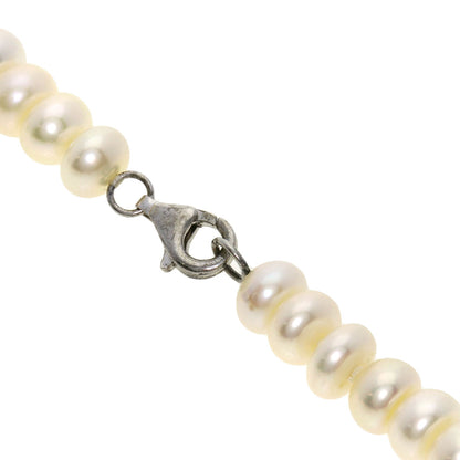 SELECT JEWELRY セレクトジュエリー 淡水パール 真珠 オニキス ネックレス SV レディース 中古