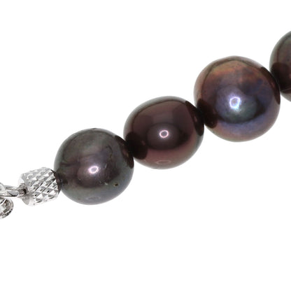 SELECT JEWELRY セレクトジュエリー 淡水パール 真珠 ネックレス SV レディース 中古