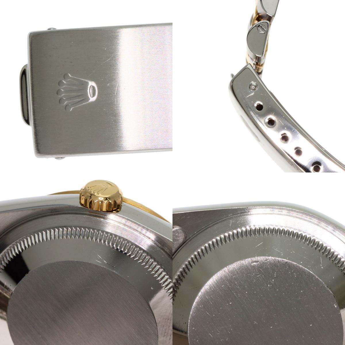 ロレックス 16233G デイトジャスト 10P ダイヤモンド シャンパンハウンズトゥース 腕時計 中古 商品画像18