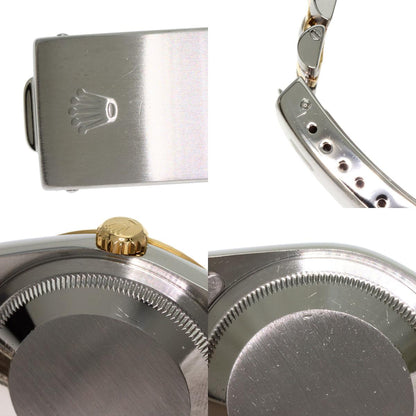 ロレックス 16233G デイトジャスト 10P ダイヤモンド シャンパンハウンズトゥース 腕時計 中古 商品画像18