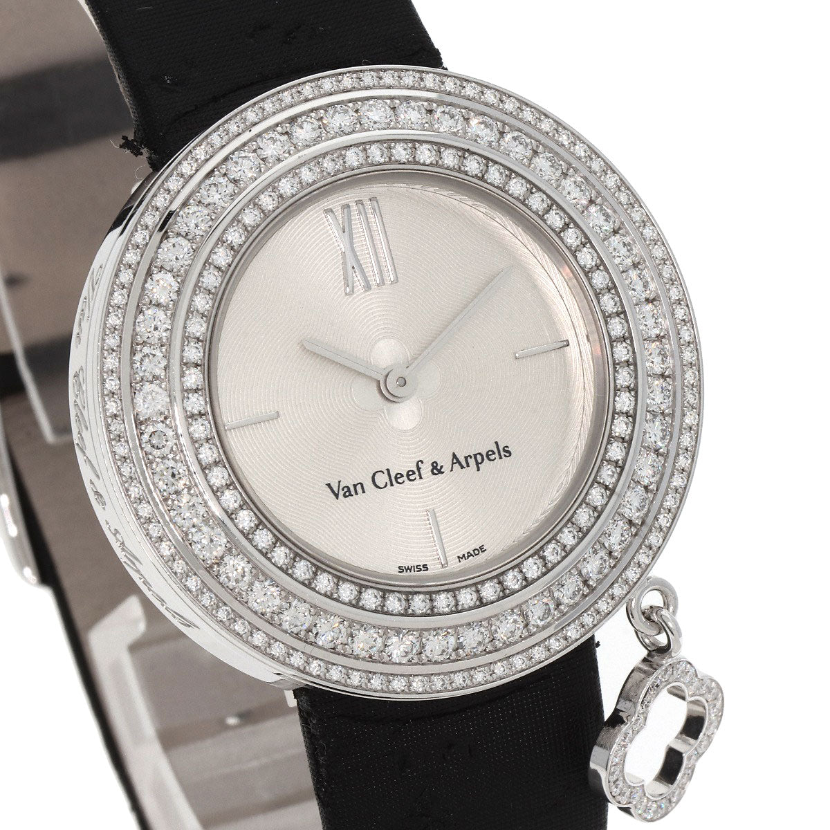 Van Cleef & Arpels ヴァンクリーフ＆アーペル VCARM95300 チャームウォッチ 32mm 腕時計 K18WG レディース 中古
