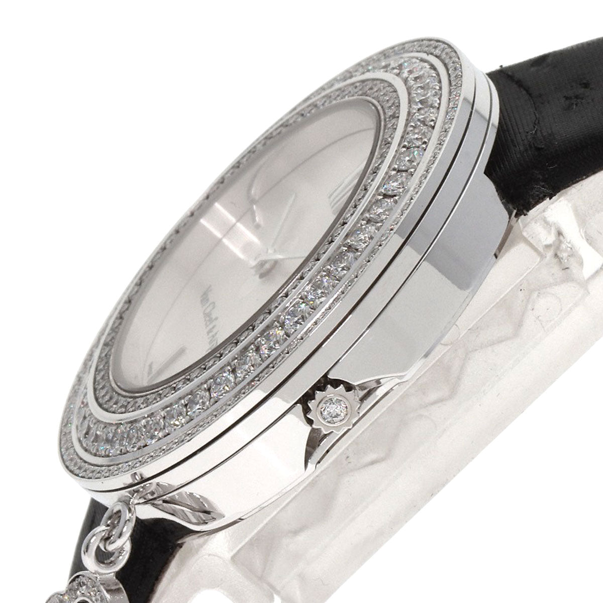 Van Cleef & Arpels ヴァンクリーフ＆アーペル VCARM95300 チャームウォッチ 32mm 腕時計 K18WG レディース 中古