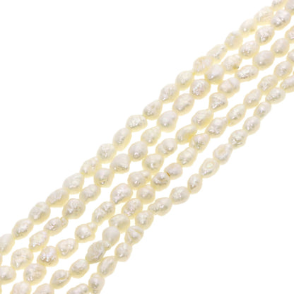SELECT JEWELRY セレクトジュエリー 淡水パール 真珠 5連 ネックレス 金属製 レディース 中古