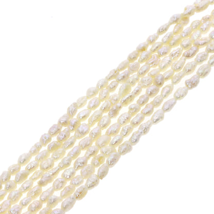 SELECT JEWELRY セレクトジュエリー 淡水パール 真珠 7連 ネックレス SV レディース 中古