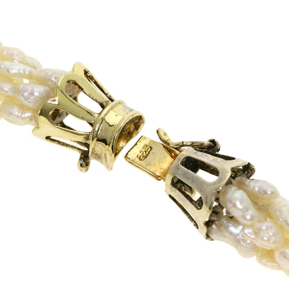 SELECT JEWELRY セレクトジュエリー 淡水パール 真珠 7連 ネックレス SV レディース 中古