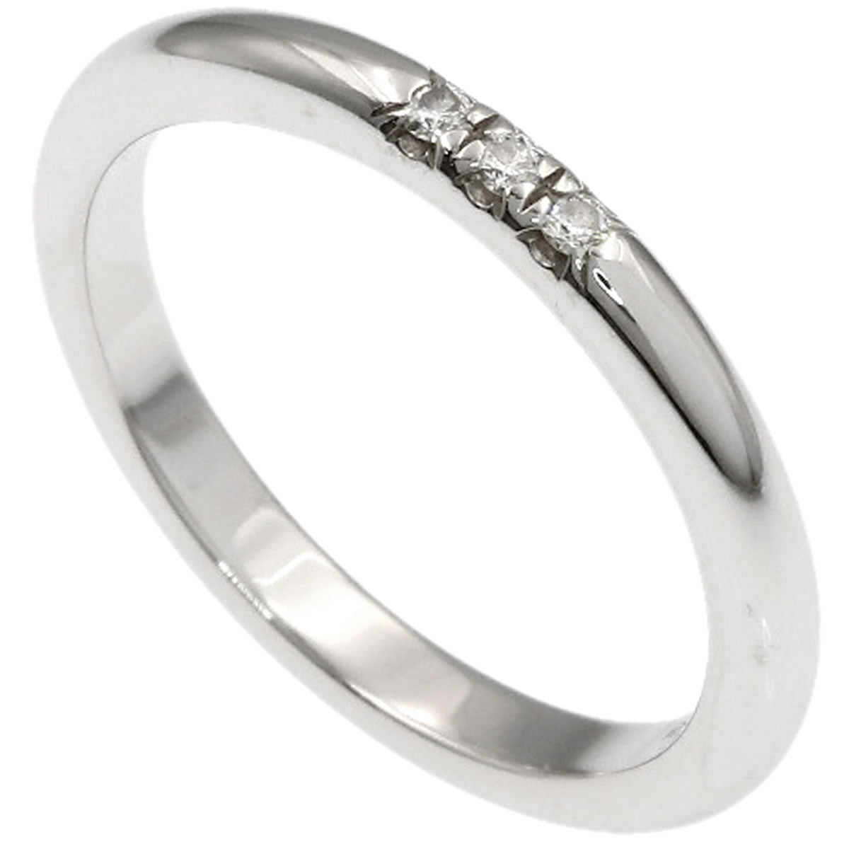 TIFFANY&Co. ティファニー フォーエバー 3P ダイヤモンド リング・指輪 PT950 レディース 中古