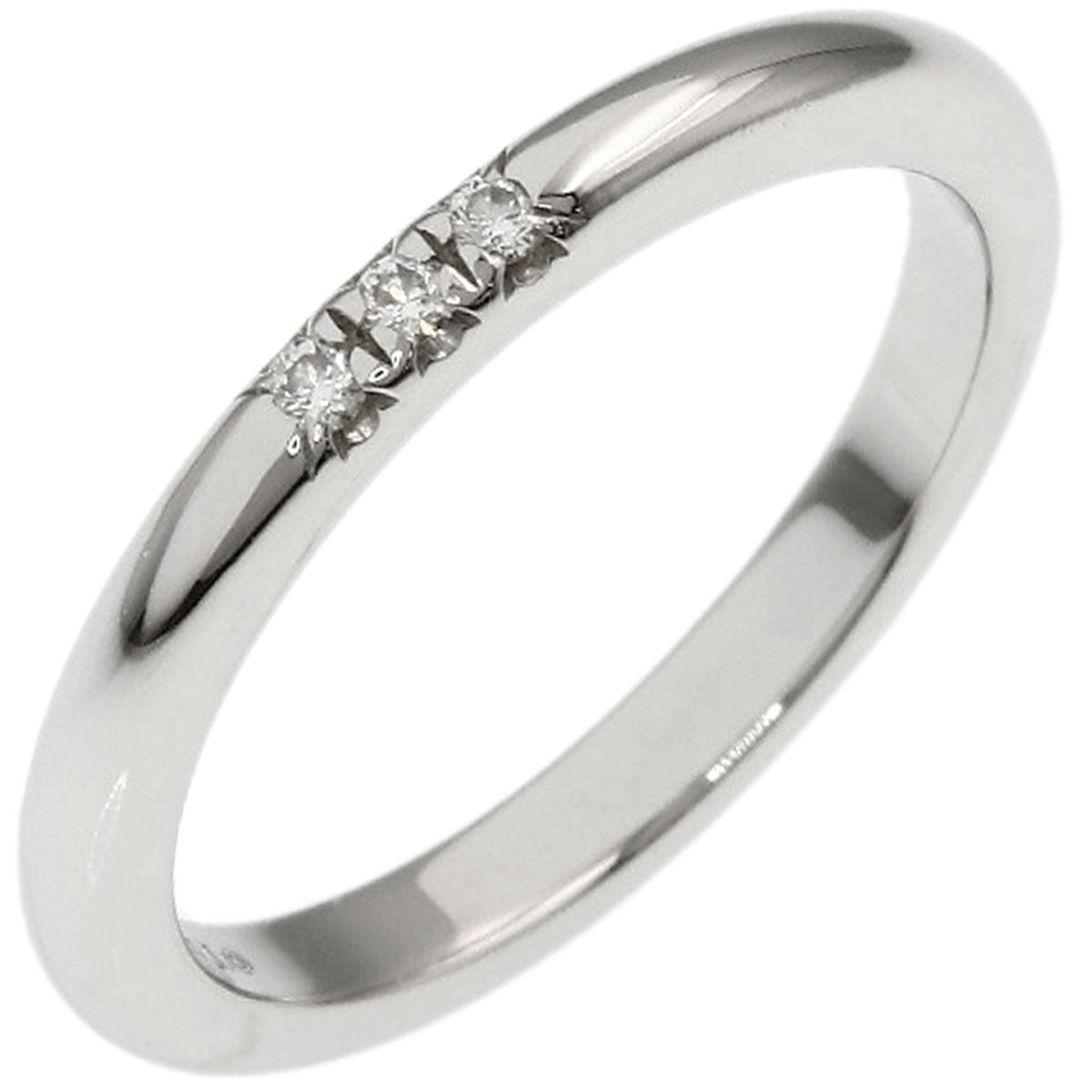 TIFFANY&Co. ティファニー フォーエバー 3P ダイヤモンド リング・指輪 PT950 レディース 中古