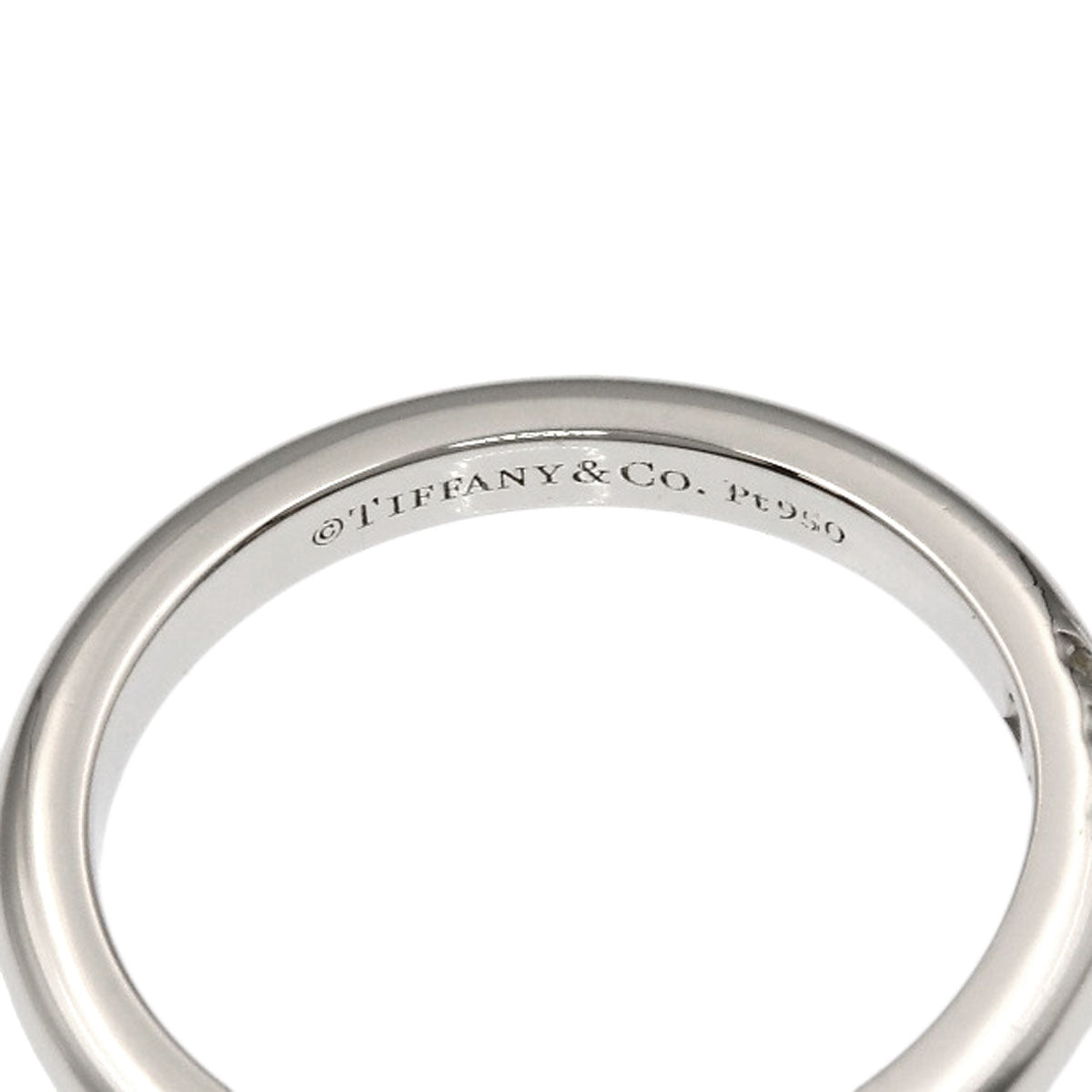 TIFFANY&Co. ティファニー フォーエバー 3P ダイヤモンド リング・指輪 PT950 レディース 中古