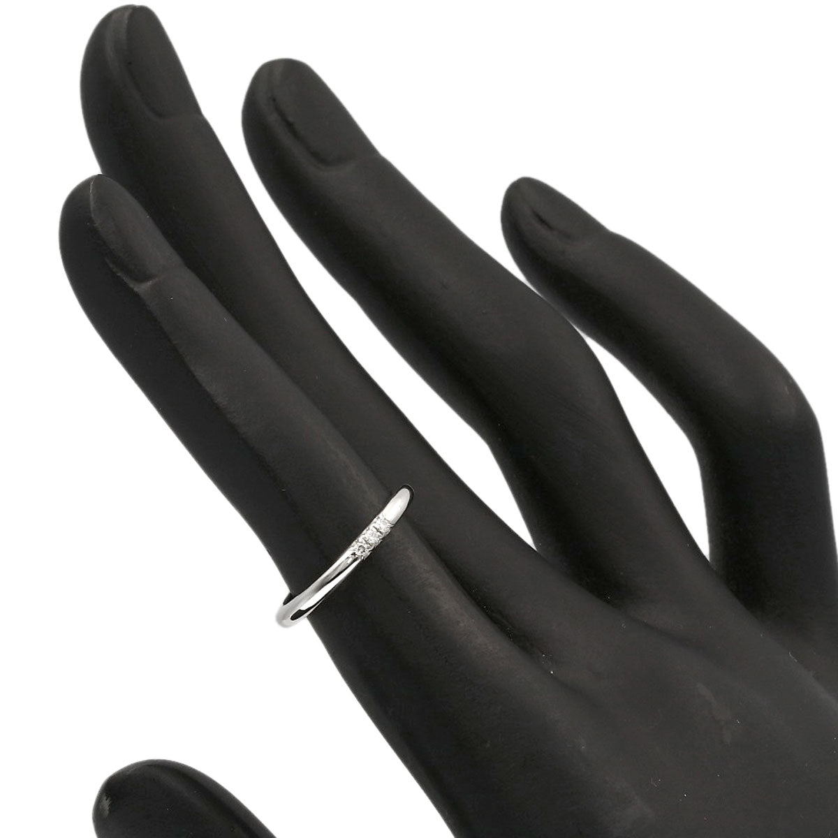 TIFFANY&Co. ティファニー フォーエバー 3P ダイヤモンド リング・指輪 PT950 レディース 中古