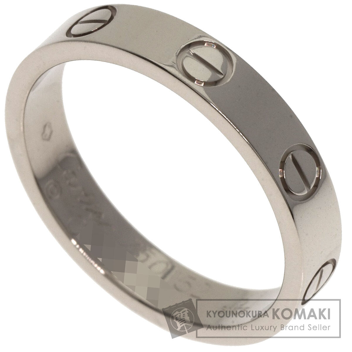 CARTIER カルティエ ミニ ラブリング #52 リング・指輪 K18WG レディース 中古