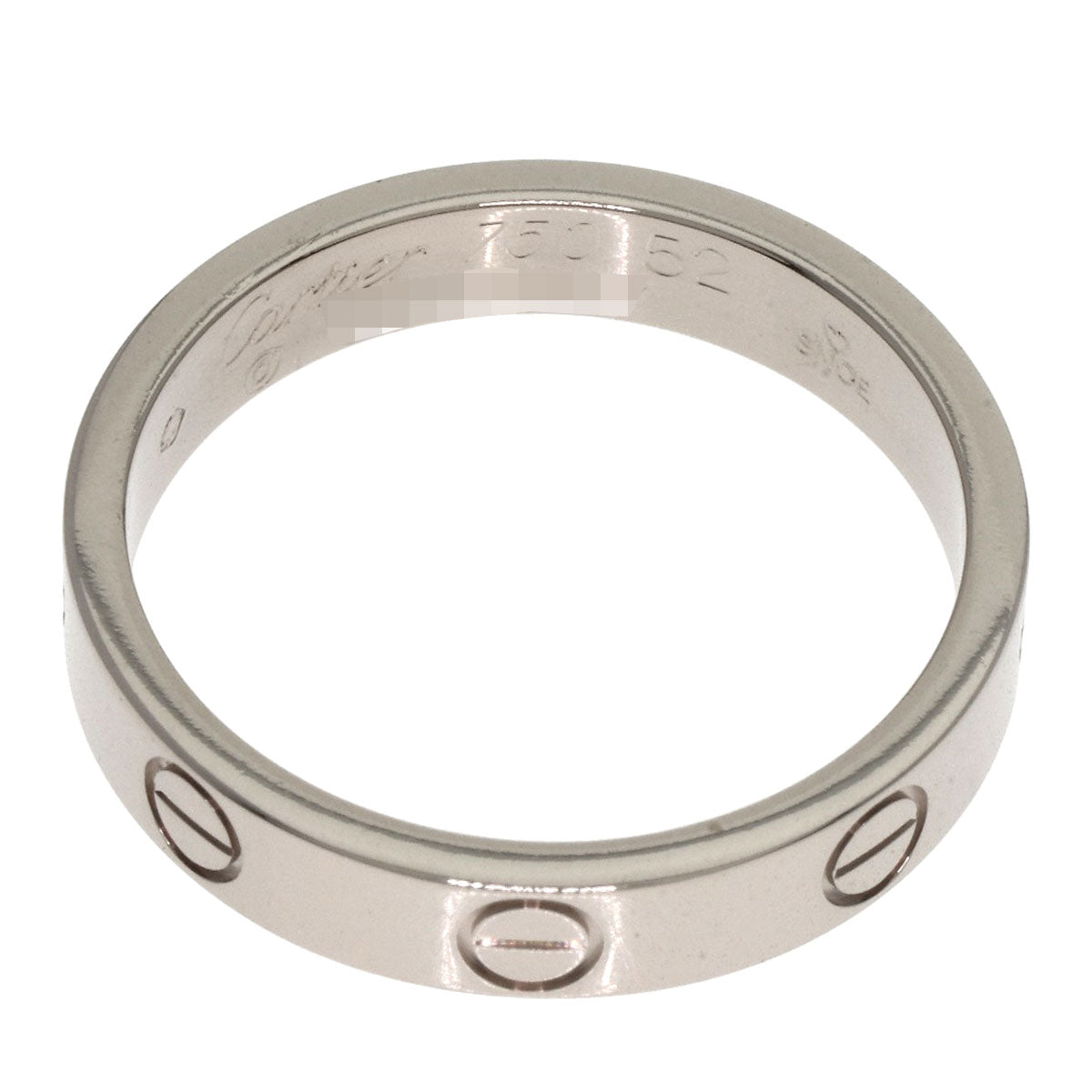 CARTIER カルティエ ミニ ラブリング #52 リング・指輪 K18WG レディース 中古