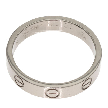 CARTIER カルティエ ミニ ラブリング #52 リング・指輪 K18WG レディース 中古