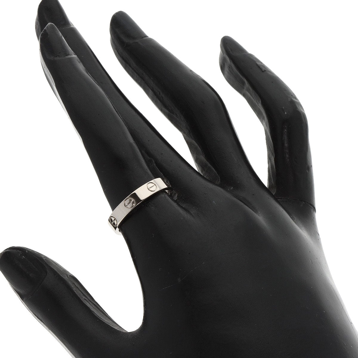 CARTIER カルティエ ミニ ラブリング #52 リング・指輪 K18WG レディース 中古