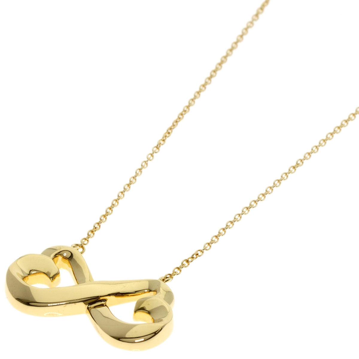TIFFANY&Co. ティファニー ダブル ラビングハート ネックレス K18YG レディース 中古