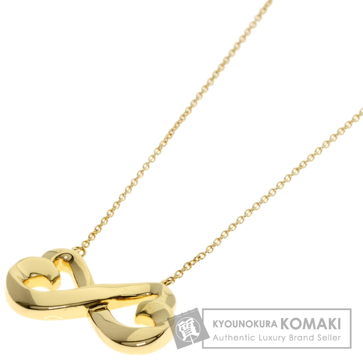 TIFFANY&Co. ティファニー ダブル ラビングハート ネックレス K18YG レディース 中古