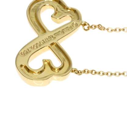 TIFFANY&Co. ティファニー ダブル ラビングハート ネックレス K18YG レディース 中古