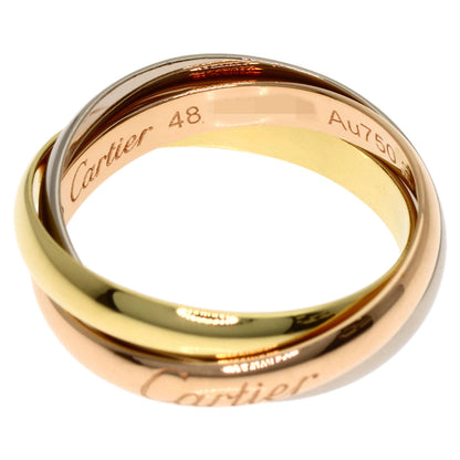 CARTIER カルティエ トリニティ SM #48 現行モデル リング・指輪 K18YG レディース 中古