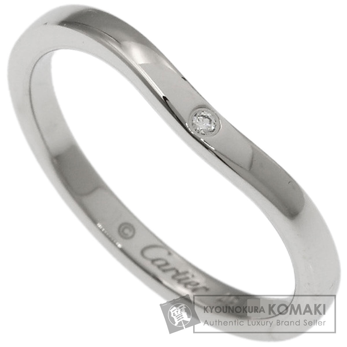 カルティエ バレリーナ カーブ 3P ダイヤモンド #49 リング・指輪 中古 商品画像1