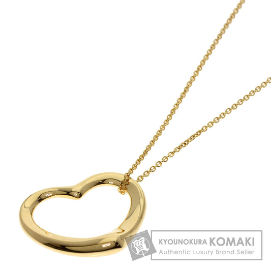 TIFFANY&Co. ティファニー オープンハート ネックレス K18YG レディース 中古