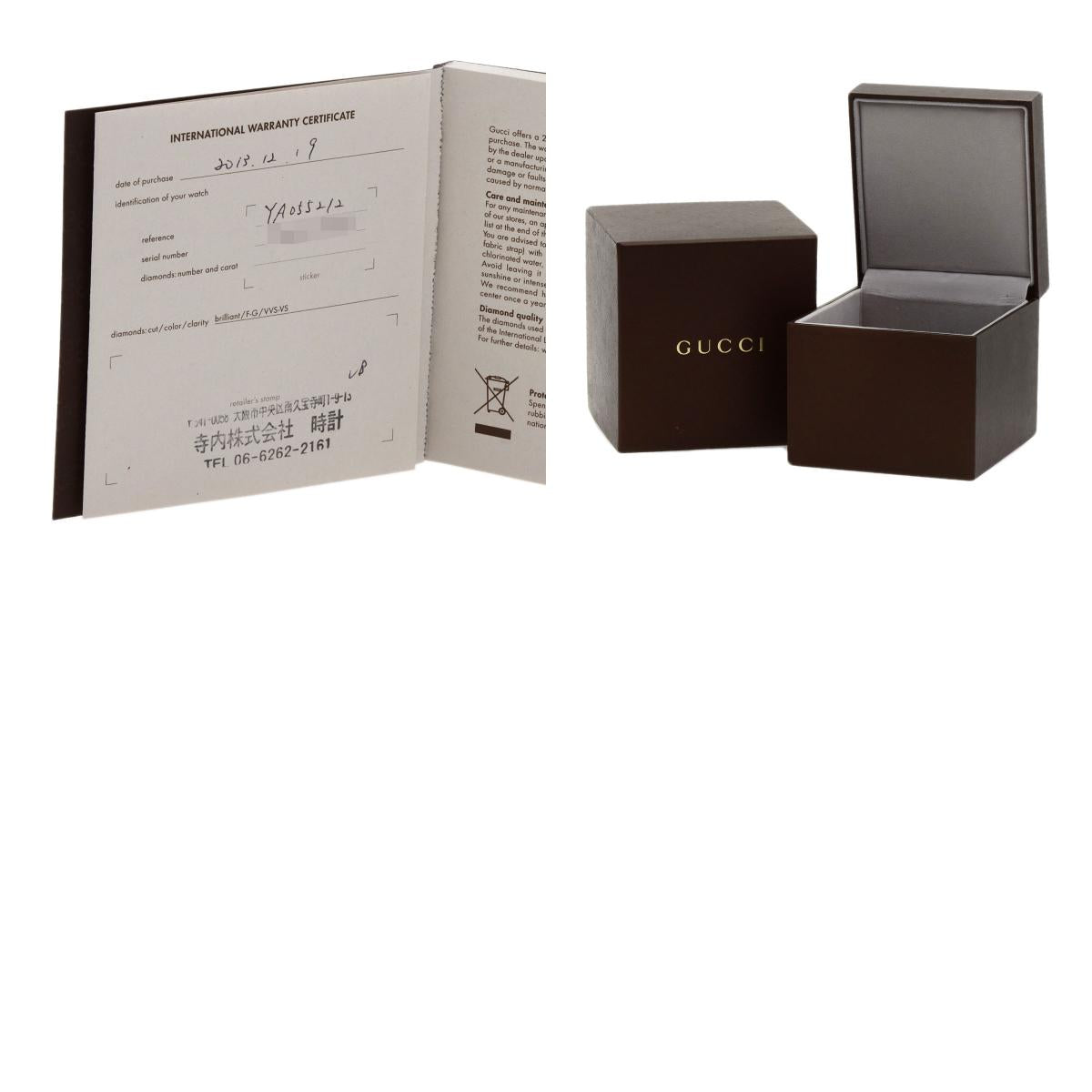 GUCCI グッチ 5500XL ラウンドフェイス 腕時計 SS メンズ 中古