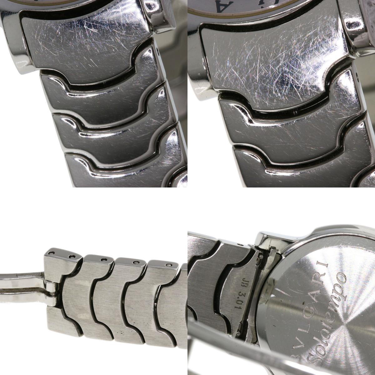 BVLGARI ブルガリ ST29S ソロテンポ 腕時計 SS レディース 中古
