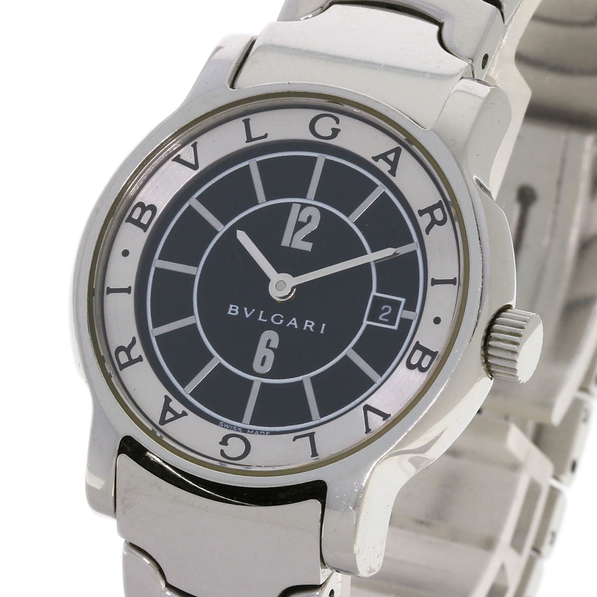 BVLGARI ブルガリ ST29S ソロテンポ 腕時計 SS レディース 中古
