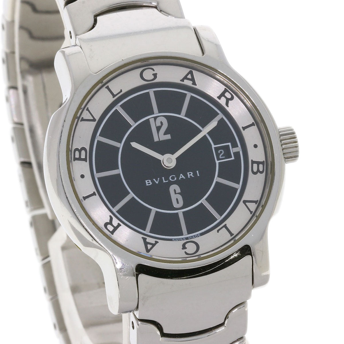 BVLGARI ブルガリ ST29S ソロテンポ 腕時計 SS レディース 中古