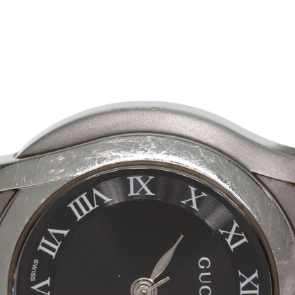 GUCCI グッチ 5500L ラウンドフェイス 腕時計 SS レディース 中古