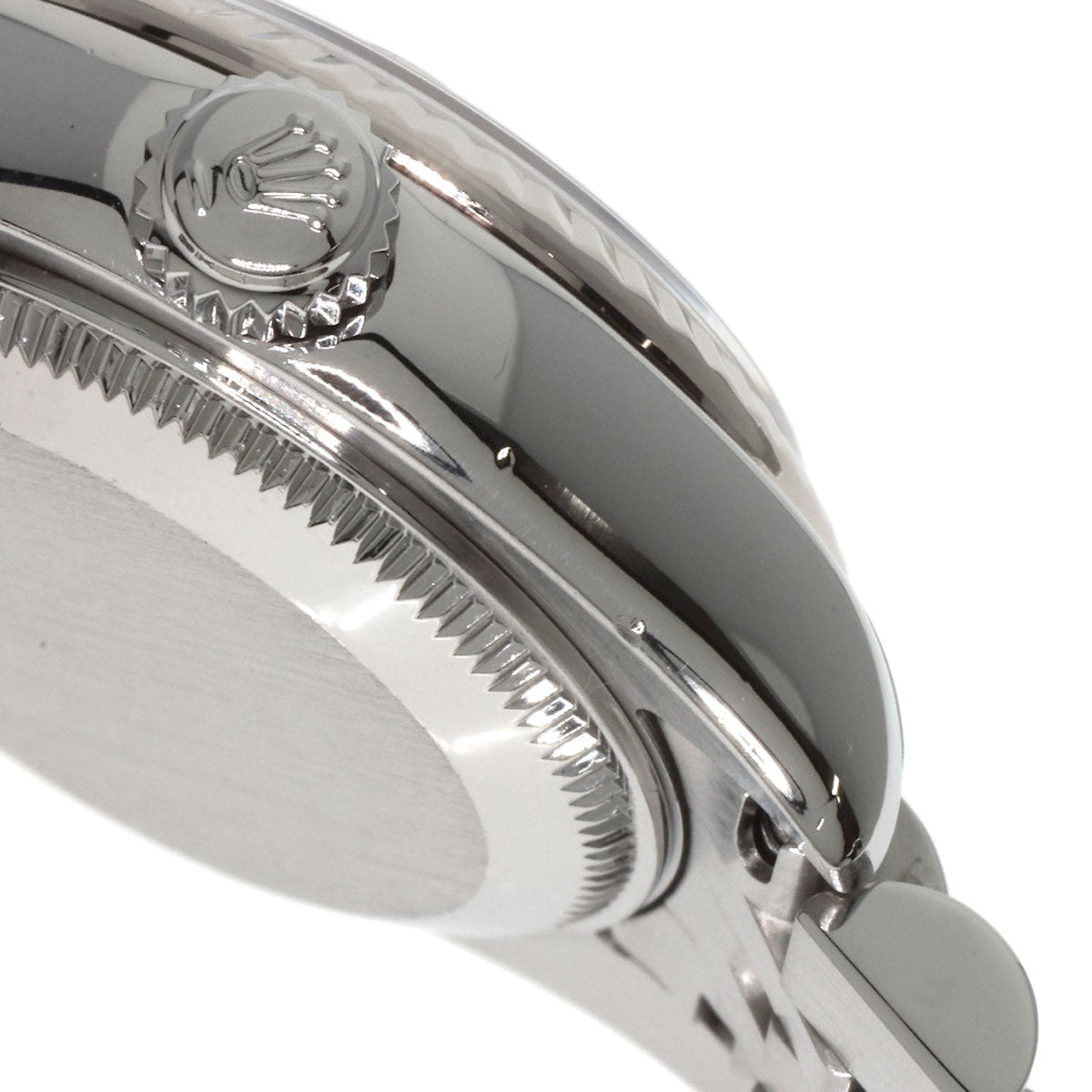 ROLEX ロレックス 179174G デイトジャスト 10P ダイヤモンド 腕時計 SS レディース 中古